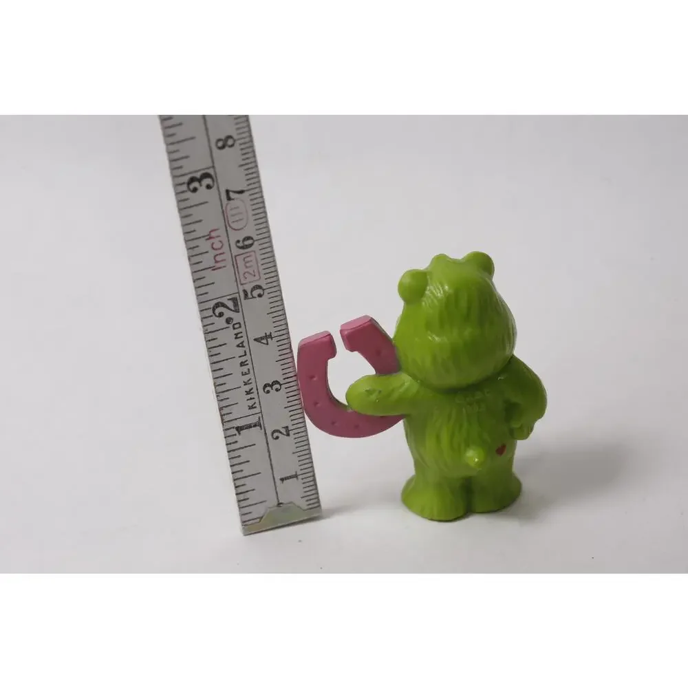 1980s Care Bears Good Luck Bear w Horseshoe Toy Figurine ~ 260817-WH 1003